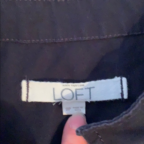 Ann Taylor Loft Navy Military Jacket - Picture 2 of 3